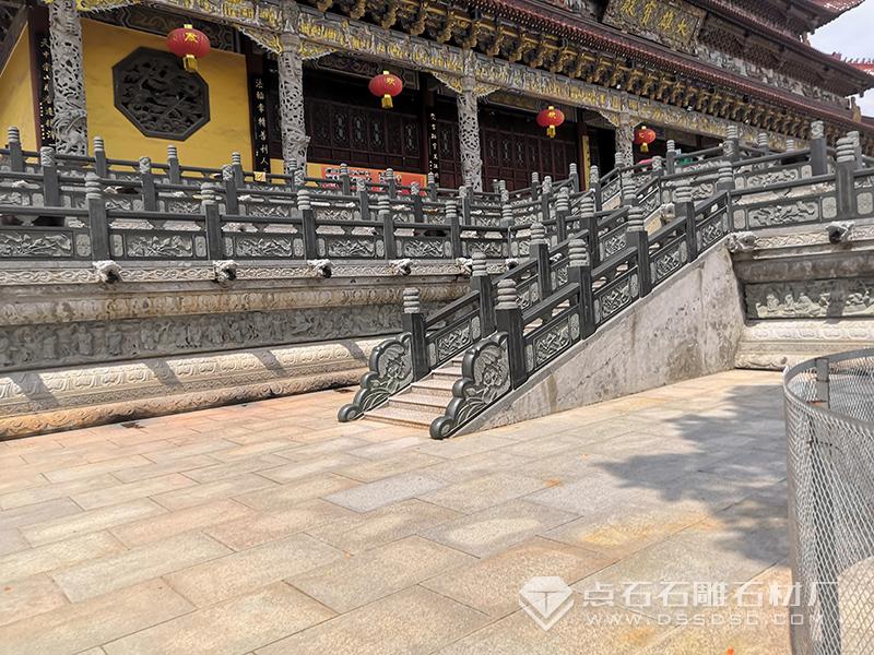 寺院,寺庙青石花岗岩栏杆